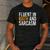 Fluent In Math And Sarcasm Teacher Men's Casual T-Shirt Dark Grey Fluent In Math And Sarcasm Teacher Men's Casual T-Shirt Dark Grey