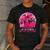 Ghost And Witch Boston Terrier Dog In October We Wear Pink Men's Casual T-Shirt Dark Grey