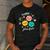 Groovy Happy To See Your Face Teacher School Appreciation Men's Casual T-Shirt Dark Grey Groovy Happy To See Your Face Teacher School Appreciation Men's Casual T-Shirt Dark Grey