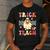 Groovy Teacher Halloween Retro Trick Or Teach Floral Ghost Men's Casual T-Shirt Dark Grey Groovy Teacher Halloween Retro Trick Or Teach Floral Ghost Men's Casual T-Shirt Dark Grey