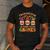 Groovy Thanksgiving With My Gnomie Women Teacher Fall Gnome Men's Casual T-Shirt Dark Grey