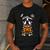 Halloween Dog Boston Terrier Mummy Costume Men Women Kids Men's Casual T-Shirt Dark Grey