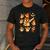 Halloween PE Teacher Costume Ghost Physical Education Men's Casual T-Shirt Dark Grey