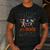 Halloween Teacher Creepin It Real With My 4th Grade Monsters Men's Casual T-Shirt Dark Grey