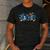 Hanukkah Leopard Plaid Teacher Chanukah Jewish Women Men Men's Casual T-Shirt Dark Grey