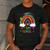 Happy 50th Days Of School Rainbow Teacher 50 Days Smarter Men's Casual T-Shirt Dark Grey Happy 50th Days Of School Rainbow Teacher 50 Days Smarter Men's Casual T-Shirt Dark Grey