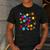 Happy Dot Day Colorful Polka Dot Art Teacher Student Kids Men's Casual T-Shirt Dark Grey