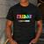 Happy Friyay Teacher School Friday Weekend Vibes Men's Casual T-Shirt Dark Grey Happy Friyay Teacher School Friday Weekend Vibes Men's Casual T-Shirt Dark Grey