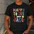 Happy To See Your Face Teacher Retro Back To School Men's Casual T-Shirt Dark Grey Happy To See Your Face Teacher Retro Back To School Men's Casual T-Shirt Dark Grey