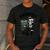 Haunted 67 Skeleton Math Teacher Halloween Costume Math Pun Men's Casual T-Shirt Dark Grey
