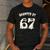 Haunted By 67 Teacher Halloween 6 7 Shirt Men's Casual T-Shirt Dark Grey Haunted By 67 Teacher Halloween 6 7 Shirt Men's Casual T-Shirt Dark Grey