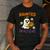 Haunted By Fractions Math Halloween Teacher Men's Casual T-Shirt Dark Grey