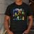 We Heart Love Our School Custodian For Teacher & Kids Men's Casual T-Shirt Dark Grey