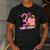 Hello 3rd Third Grade Back To School Pink Leopard Teacher Men's Casual T-Shirt Dark Grey Hello 3rd Third Grade Back To School Pink Leopard Teacher Men's Casual T-Shirt Dark Grey