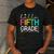 Hello Fifth Grade Teacher Student 5th Grade Back To School Men's Casual T-Shirt Dark Grey Hello Fifth Grade Teacher Student 5th Grade Back To School Men's Casual T-Shirt Dark Grey