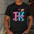 Hello TK Transitional Kindergarten Back To School Teacher Men's Casual T-Shirt Dark Grey Hello TK Transitional Kindergarten Back To School Teacher Men's Casual T-Shirt Dark Grey