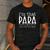 I'm That Para They Told You Abou Paraprofessional Teacher Men's Casual T-Shirt Dark Grey