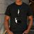 Inhale Exhale Yoga Boston Terrier Tshirt Men's Casual T-Shirt Dark Grey
