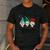 It's Fine We'Re Fine Gnome Pre-K Teacher Christmas Light For Men Women Men's Casual T-Shirt Dark Grey