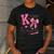 K Is For Kindergarten Teacher Coquette Bow Back To School Men's Casual T-Shirt Dark Grey K Is For Kindergarten Teacher Coquette Bow Back To School Men's Casual T-Shirt Dark Grey