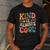 Kind Is Always Cool Teacher Graphic Tees Choose Kindness Men's Casual T-Shirt Dark Grey