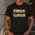 Kindergarten Pencil First Day Of School Teacher Toddler Kids Men's Casual T-Shirt Dark Grey
