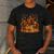 Librarian Turkey Reading Book Fall Thanksgiving Teacher Men's Casual T-Shirt Dark Grey