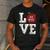 LOVE Apple 3rd Grade Teacher Student School Men's Casual T-Shirt Dark Grey LOVE Apple 3rd Grade Teacher Student School Men's Casual T-Shirt Dark Grey