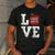 LOVE Kindergarten Teacher Student School Apple Men's Casual T-Shirt Dark Grey