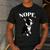 Love NOPE Boston Terrier Dog Lover Men's Casual T-Shirt Dark Grey