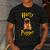 Lovely Harry Pugger Pug Men's Casual T-Shirt Dark Grey