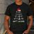 Math Equation Merry X-Mas Math Teacher Christmas Humor Men Women Kids Men's Casual T-Shirt Dark Grey