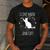 Math Nerd Math Teacher Cat Lover I Love Math And Cats Men's Casual T-Shirt Dark Grey