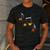 Music Note Pumpkin Fall Music Teacher Halloween Costume Men's Casual T-Shirt Dark Grey