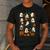 Music Teacher Orchestra Shirt Spooky Halloween Ghost Band Men's Casual T-Shirt Dark Grey