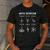 Nerdy Vintage Wave Behavior Physics Science Teacher Geek Men Women Girls Kids Men's Casual T-Shirt Dark Grey