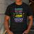 Nursery Rhymes Are My Jam 80s Retro Teachers & Students Kids Men's Casual T-Shirt Dark Grey
