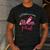 In October We Wear Pink Apple Teacher Daisy Breast Cancer Men's Casual T-Shirt Dark Grey In October We Wear Pink Apple Teacher Daisy Breast Cancer Men's Casual T-Shirt Dark Grey