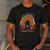 One Thankful Teacher Thanksgiving Turkey Rainbow Fall Men's Casual T-Shirt Dark Grey One Thankful Teacher Thanksgiving Turkey Rainbow Fall Men's Casual T-Shirt Dark Grey