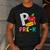 P Is For Pre-K Teacher Pencil Apple Back To School Men's Casual T-Shirt Dark Grey P Is For Pre-K Teacher Pencil Apple Back To School Men's Casual T-Shirt Dark Grey