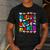 Hispanic Heritage Month 2025 Latino Puerto Rico Teacher Kids Men's Casual T-Shirt Dark Grey
