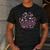 Panthers Paw Print Leopard Maroon Panther Pride Teacher Men's Casual T-Shirt Dark Grey