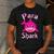 Para Shark Paraprofessional Female Teacher Men's Casual T-Shirt Dark Grey