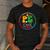 Physical Education PE Instructor Coach Teacher Gym Men's Casual T-Shirt Dark Grey