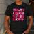 Pink Fourth Grade Era 4th Back To School Grade Teacher Men's Casual T-Shirt Dark Grey