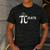 Pirate Pi Math Pie Halloween Costume Teacher Men Women Men's Casual T-Shirt Dark Grey Pirate Pi Math Pie Halloween Costume Teacher Men Women Men's Casual T-Shirt Dark Grey