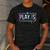 Play Is Learning Kindergarten Teacher Team Women Men's Casual T-Shirt Dark Grey