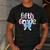 Preppy Fifth Grade Teacher Blue Floral Coquette Pencil Bow Men's Casual T-Shirt Dark Grey