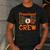 Preschool Boo Crew Halloween Teachers Students Costume Men's Casual T-Shirt Dark Grey Preschool Boo Crew Halloween Teachers Students Costume Men's Casual T-Shirt Dark Grey