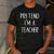 Pretend I'm A Teacher Costume Halloween Easy Adult Kid Men's Casual T-Shirt Dark Grey